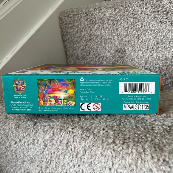 🏝️ “Seaside Afternoon” 300 pc Jigsaw Pizzle (1.0lb) - Picture 4 of 6